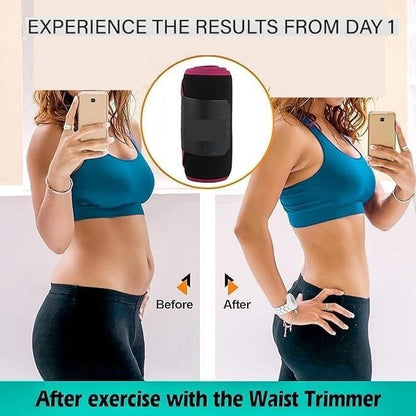 Sweat Belt, Abdominal Belt for Men and Women Non-Tearable, Sauna Belt Waist Trainer